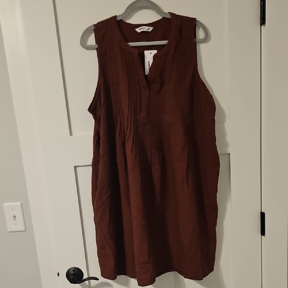 Sonoma Rust Mini Dress